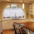 thumbnail image 4 of 1 pcs Petit Produit Fini Frais Tringle Rideau en Dentelle Draperie Maison Cuisine Visière, 4 of 21