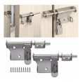 thumbnail image 3 of "2 Pcs Pasador Cerrojo Puerta Cerradura Acero Inoxidable 6in BELUG Plateado ", 3 of 5