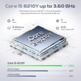 thumbnail image 3 of 16" FHD 16:10 IPS Laptop, Intel Core i5, 16GB RAM 256GB SSD, Windows 11 Pro MS Office 2024, Silver, Student & Business, 3 of 11