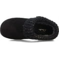 thumbnail image 5 of Clarks Black Knitted Collar Winter Clog Rounded Closed Toe Slippers (Black Gold Premium, 9), 5 of 6