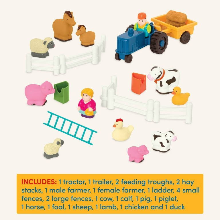 Battat Little Farmer's Playset with 25 Farm Pieces photo 4