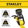 thumbnail image 3 of Correas de amarre con trinquete Stanley S1000 de 1 m x 3 m, paquete de 8, 3 of 7