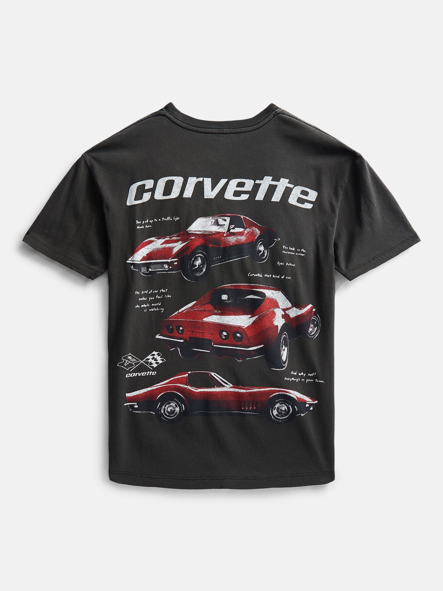 Corvette Boys Graphic Tee with Short Sleeves, Sizes 4-18