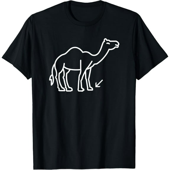 Camel Toe, Funny, Jokes, Sarcastic T-Shirt men and women can wear, black, white, gifts
