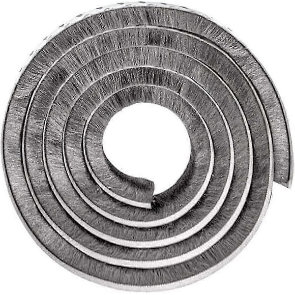 Door Seal Window Seal Insulation Garage Door Seal Self-Adhesive Sealing Strip Brush Strip Door Brush Seal Strip for Sound Insulation Anti Cold, Gray 1