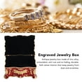 thumbnail image 4 of Joyero joyero grabado portátil de decoración exquisito para pendientes ANGGREK Otros, 4 of 8