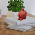 thumbnail image 4 of Estatua de nórdica, arte de cerámica, de je abstracto, escultura para pequeña sala, decoración de escritorio, colección, rojo Macarena Estatua de arte abstracto, 4 of 8