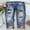 AA Sky Blue126, variant on FARYSAYS Women's Rose Printed Jeans for Women Trendy Patchwork Jeans Stretch Jeans for Womem Denim Pants Ripped Denim Jeggings