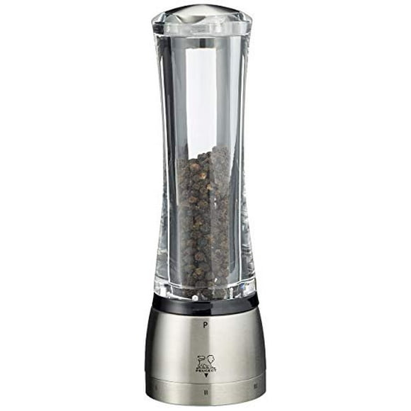 Peugeot 25441 Daman u`Select Pepper Mill 8.25 Inch (Acrylic and Stainless Steel)
