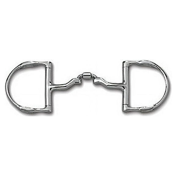 Myler MB 41PB Snaffle Bit: Stainless Steel, Correctional Ported Barrel