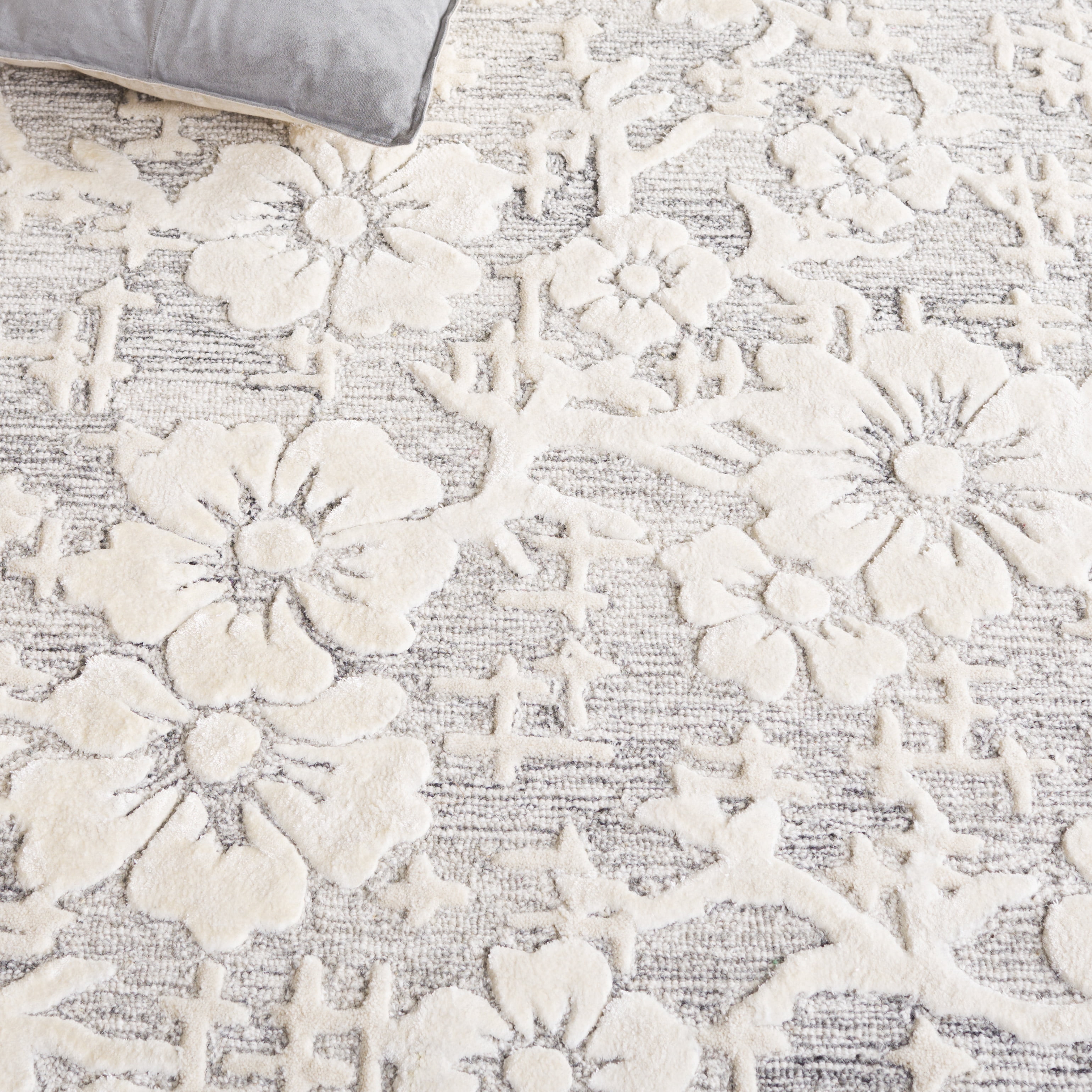 SAFAVIEH Glamour Braylon Abstract Area Rug, Grey/Ivory, 8' x 10'