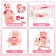 thumbnail image 4 of Cochecito Baby Doll DeaO con 12 accesorios para niños pequeños, 4 of 8