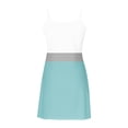thumbnail image 6 of Bovxnpu Summer Dresses for Women, Sleeveless Mini Dress Sundresses Tank Dresses, Women Summer Casual Slim Suspender With Adjustable Buckle V-neck Jumpsuit Long Skirt, 6 of 7