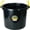 Black, variant on Little Giant 70 Quart Durable Plastic Utility Muck Tub with Handles, Black