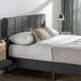 thumbnail image 4 of Zinus Lottie Square Stitched Upholstered Platform Bed Frame with Headboard, 4 of 7