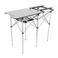 Ozark Trail Folding Camp Kitchen Table, 41 in. x 18 in. with Adjustable