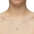 thumbnail image 3 of Moissanite Turtle Shape Pendant Necklaces for Women in 18K Yellow Gold Vermeil, April Birthstone Jewelry Gifts for Her Birthday, Anniversary, Mothers Day, Christmas, Graduation, Valentines, 3 of 7