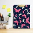 thumbnail image 6 of 12.5"x9" Butterfly Clipboards, Standard A4 Letter Size Nursing Clipboard with Low Profile Metal Clip Decorative Clip Board for Office Supplies,Gold, 6 of 7