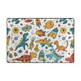thumbnail image 3 of Abstract Cartoon Dinosaurs Area Floor Mats 72" x 48" Soft Non-Slip Large Rugs Nursery Memory Foam Carpets Living Room Doormat for Bedroom Dinning Decor, 3 of 7