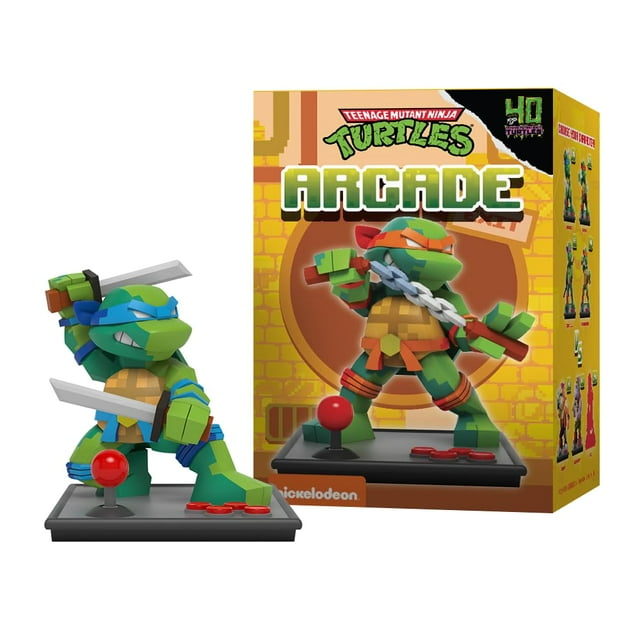 Mighty Jaxx Arcade Figuras Coleccionables de Juguete Teenage Mutant Ninja Turtles Blind Box