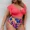 Brick red, variant on 2024 New Large Bikini Set Plus Size Swimsuit Women Sexy Big Size Swimwear Retro Vintage Bathing Suit Mujer Push Up Biquini  Blue (Blue,XXL)