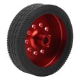 thumbnail image 4 of Neumático RC repuesto fácil de instalar rueda RC sin daños para coche WPL D12 Fugacal Otros, 4 of 8