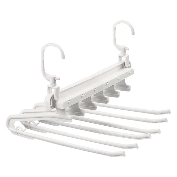 Magic Pants Hangers Space Saving - Closet Multiple Layers Multifunctional Uses Rack Organizer for Trousers Scarves Slack