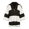 thumbnail image 2 of ASEIDFNSA Women Half Sleeve Pullover and Shorts Set Color Block Casual Summer Outfit Lounge Wear, 2 of 4