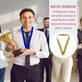 thumbnail image 6 of Uxcell Award Neck Ribbons, Polyester Medal Lanyards with Snap Clip Blank Award Ribbon Red Yellow Green, 6 of 7