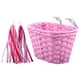 thumbnail image 1 of Cesta de Bicicleta para Niños Kusrkot Delantera con 2 Correas Rosa, 1 of 8