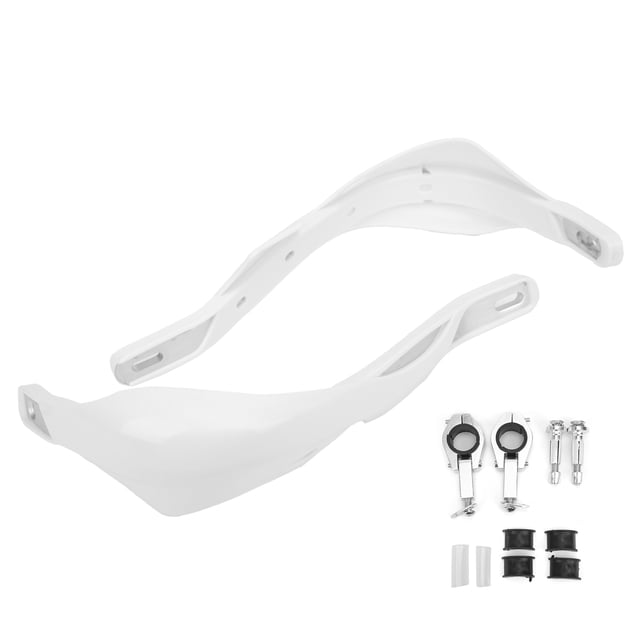 Protector de mano para manillar de motocicleta Universal, 22mm, 28mm, protección blanca Jadeshay A