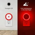 thumbnail image 3 of 4 Pack Red Night Light, Briignite LED Night Light for Kids, Plug in Night Light, Light Sensor Night Lights, Smart Night Light, Hallway Lights, Wall Light, Nightlight for Adult, Red Lights, 0.6W 60LM, 3 of 5