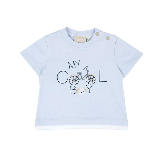 Chicco Playera Manga Corta Cuello Redondo Color Azul Varias Tallas azul cielo 56
