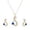 Multicolor-C, variant on TIMIFIS Earrings Ladies Fashion Jewelry Diamond Necklace Earrings Set ummer