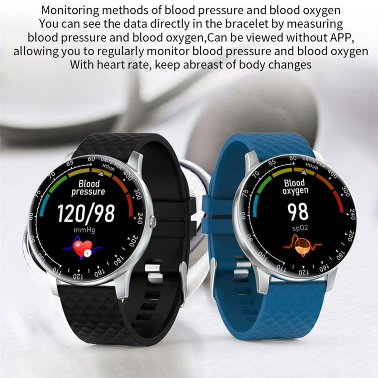 Smart Watch IP68 Waterproof Heart Rate Blood Pressure Black – CellMart