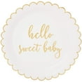 thumbnail image 3 of Sparkle and Bash Baby Shower Decorations Dinnerware Set - 144-Piece, Serves 24, Gold - Baby Shower Plates, Cups, Utensils & Napkins, 3 of 6
