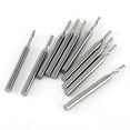 thumbnail image 2 of Milling Bits, Single Flute Tungsten Carbide  Hardness End Mill, For PVC Acrylic, 2 of 8