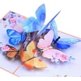 thumbnail image 3 of Pop Up Card, Butterfly and Flower 3D Greeting Card with Envelope for Birthday, Mother's Day, Anniversary, Valentines Day, 3 of 16