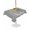 Gray, variant on Outdoor Tablecloth with Umbrella Hole for Patio/Picnic/Party/Camping, Sunflowers Waterproof Table Cloth Rectangle Table Cover Washable, Spring Summer Bees Floral Yellow Plaid (52"x 70")