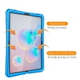 thumbnail image 5 of Fintie Silicone Case for Samsung Galaxy Tab S6 10.5" 2019 (Model SM-T860/T865/T867), Kids Friendly Light Weight Shock Proof Protective Cover Honey Comb Series [S Pen Holder], 5 of 7
