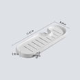 thumbnail image 3 of Vrorvz Adjustable Stainless Steel Kitchen Sink Faucet Organizer Rack for Soap Sponge and Towel Storage with Rust Resistance and Easy Installation for Bathroom or Countertop, 3 of 8