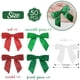 thumbnail image 2 of Lazos navideños de satén AIMUDI, 3.5 pulgadas, paquete de 50 unidades, rojo, blanco y verde, 2 of 8