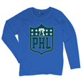thumbnail image 5 of Philadelphia Shield Women's Long Sleeve T-shirt Birds Football Fan Bleed Green Philly, 5 of 7