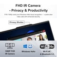 thumbnail image 5 of Lenovo ThinkPad X1 Carbon Gen 13 Business AI Laptop, Intel Core Ultra 7 255U, 14" FHD+ Touchscreen, 32GB DDR5, 2TB SSD, Win 11 Pro, Black, 5 of 7