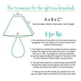 thumbnail image 3 of Cloth & Wire SI07324 Slant Deep Empire Softback Lampshade with Washer Fitter, Egg, 3 of 4