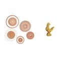 thumbnail image 1 of Manualidades de pared,Decoración de pared colgante. Ratán tejido artesanal.,Juego de decoración de pared Adorno decorativo para colgar en la pared,Escultura de pollo,Escultura de, 1 of 8