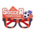 thumbnail image 1 of Gafas para aficionados al fútbol, gafas de competición de fútbol, accesorios para fotomatón, gafas de fiesta para cumpleaños con temática de fútbol, fiestas deportivas, 1 of 8