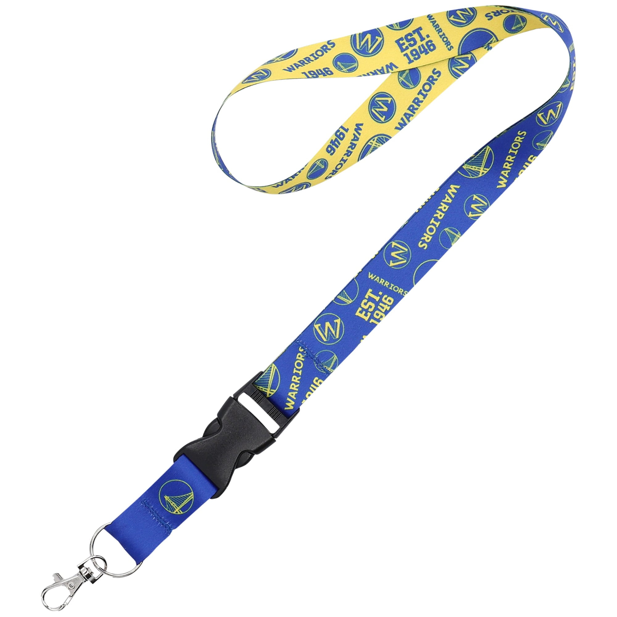 Golden State Warriors WinCraft Scatter Lanyard with Detachable Buckle ...