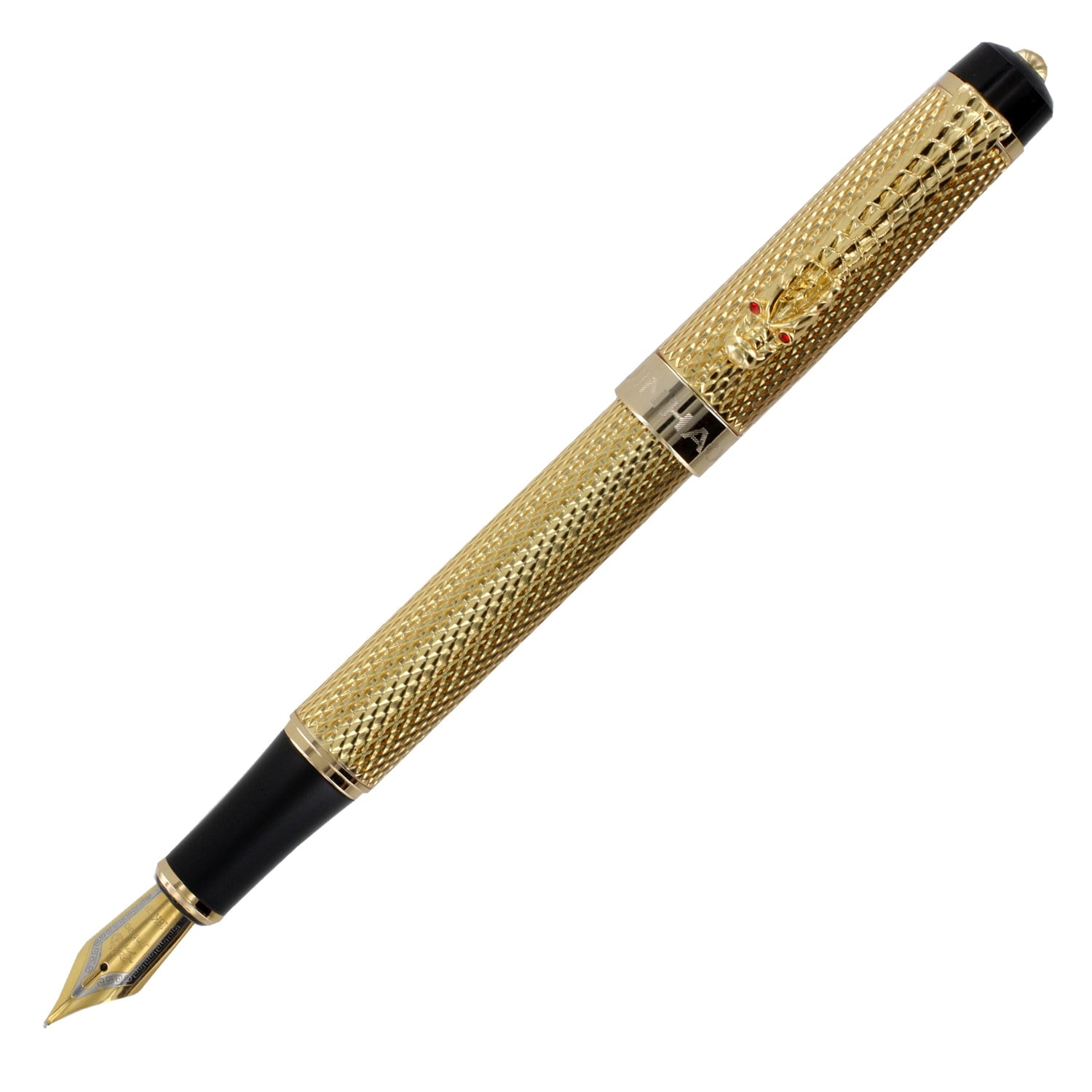 JinHao 888 Long Offspring Golden Dragon Fountain Pen - Walmart.com