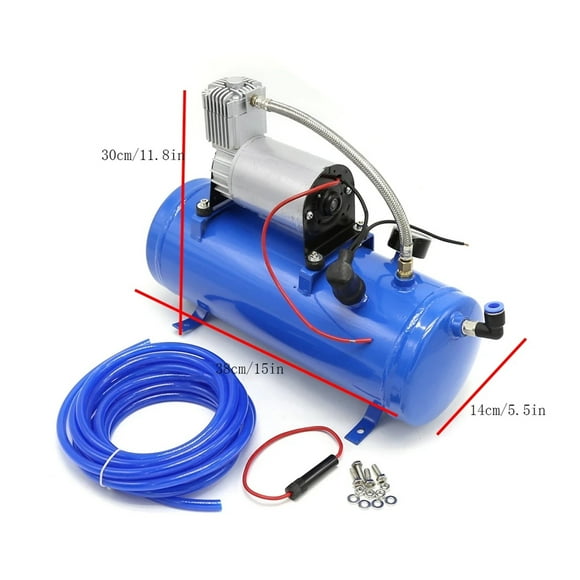 Air Horn Kit 6L Mit 100 Psi 12v Luft Kompressor Air Trumpethorn Compressor